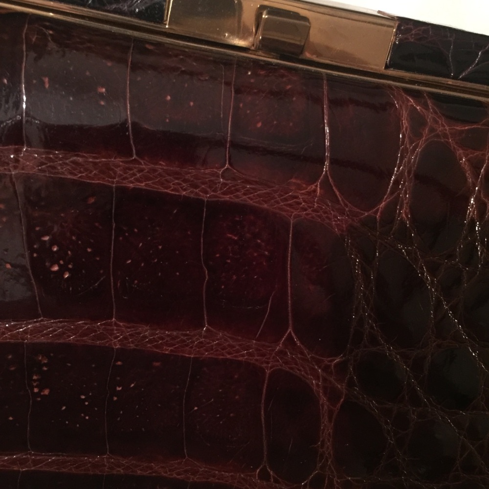 Vintage Bellestone authentic GENUINE crocodile bag. - Picture 7 of 8